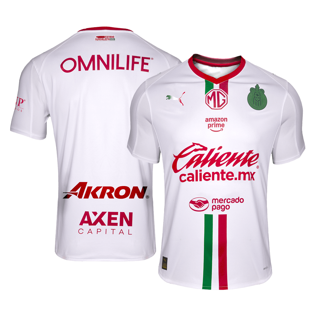 Soccer Kits Chivas Away Soccer Jersey 2025/26 White