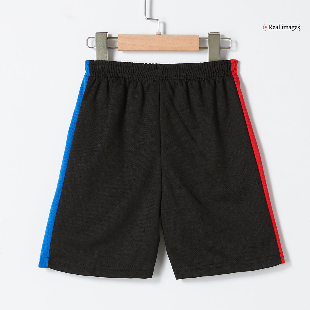 Maillots de football personnalisés pour enfants Barcelone Extérieur 2024/25 - Logo Spotify sans texte