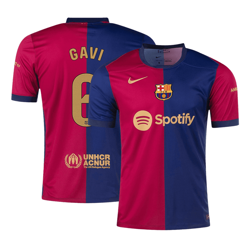 Maillot de football domicile GAVI #6 Barcelone 2024/25