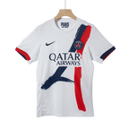 Camiseta de visitante KVARATSKHELIA #7 del PSG 2024/25, blanca - UCL