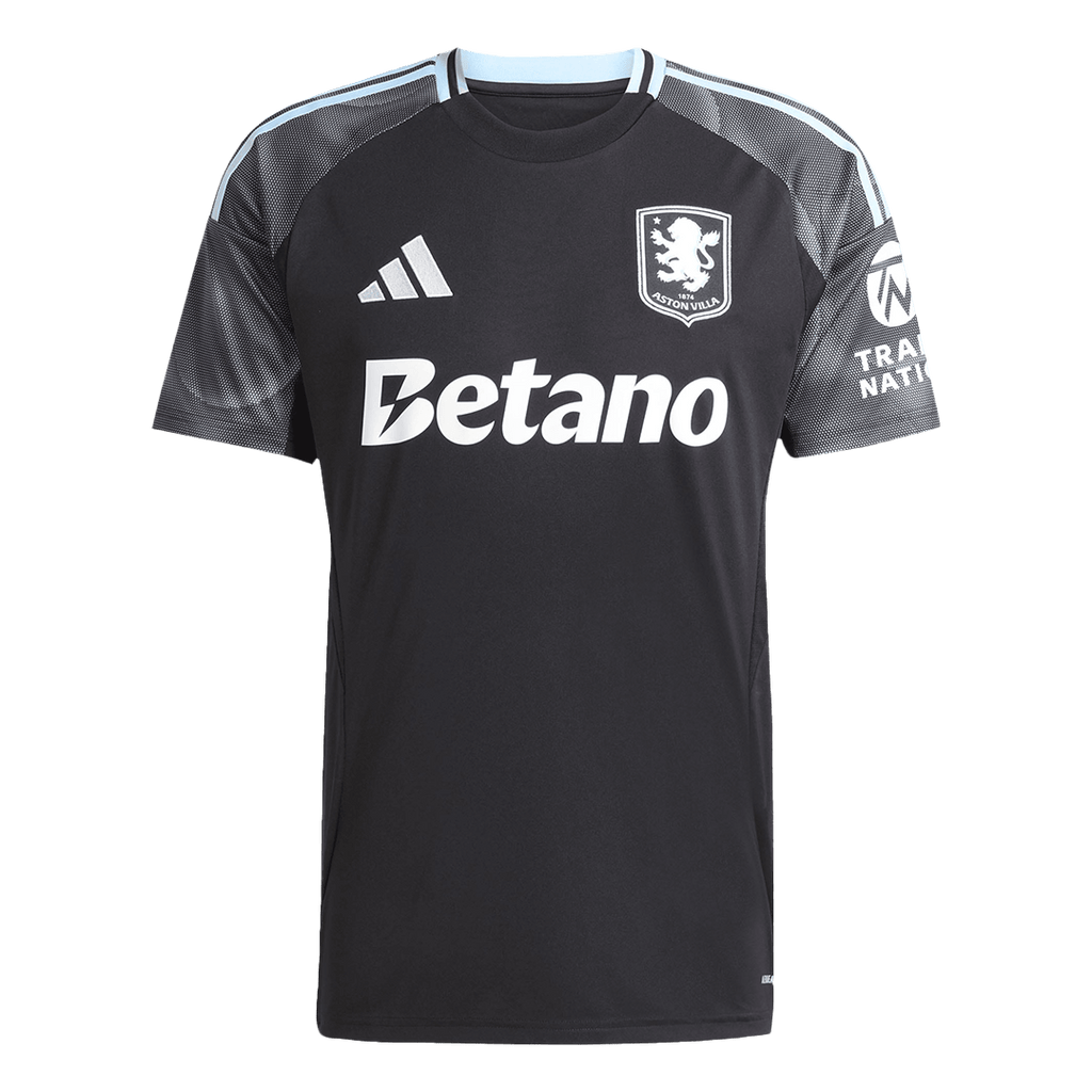 Soccer Kits Aston Villa Away Soccer Jersey 25/26 Black