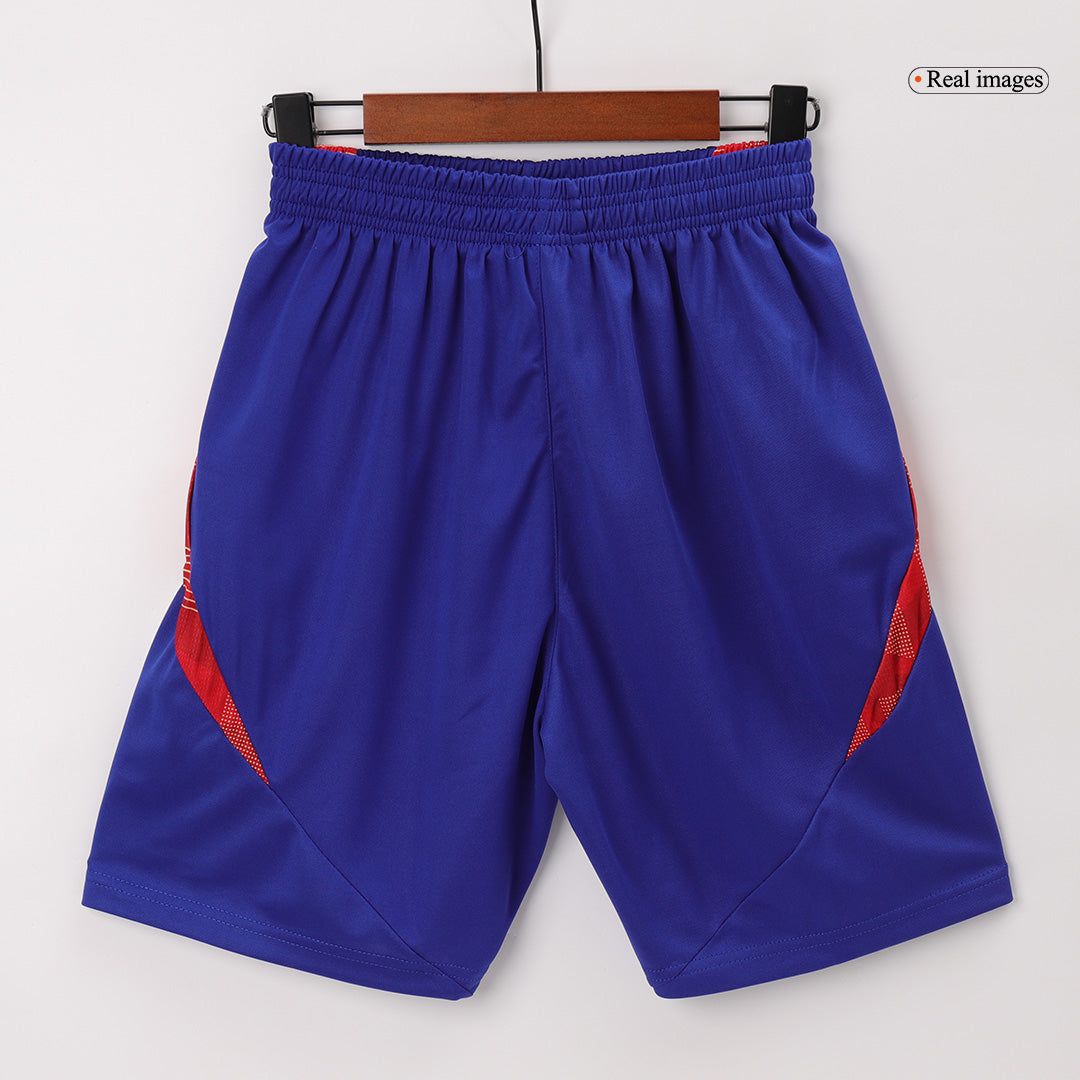 Equipaciones de fútbol España Pantalones cortos de fútbol prepartido Eurocopa 2024