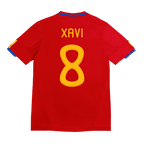 Kits de fútbol Retro XAVI #8 2010 Camiseta de fútbol local de España