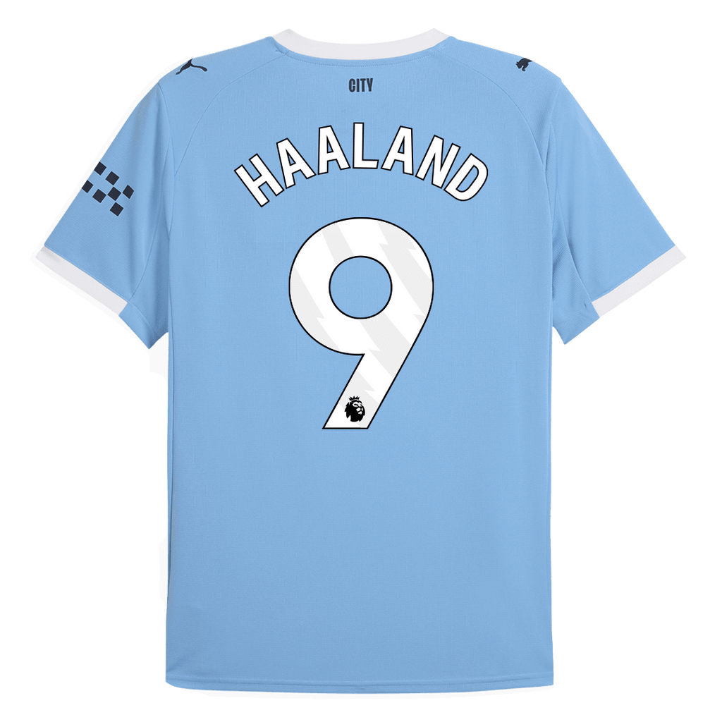 Maillot de football HAALAND #9 Manchester City Domicile 2025/26 Bleu