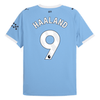 Maillot de football HAALAND #9 Manchester City Domicile 2025/26 Bleu