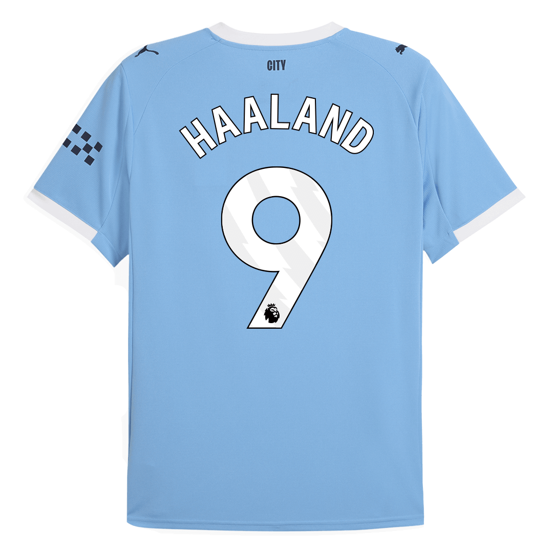 Maillot de football HAALAND #9 Manchester City Domicile 2025/26 Bleu