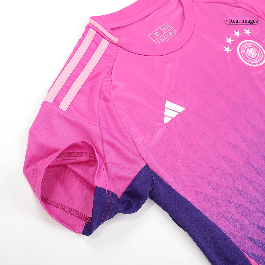 Kit de fútbol para niños: Camiseta de visitante de Alemania (camiseta, pantalones cortos y calcetines) para la Eurocopa 2024