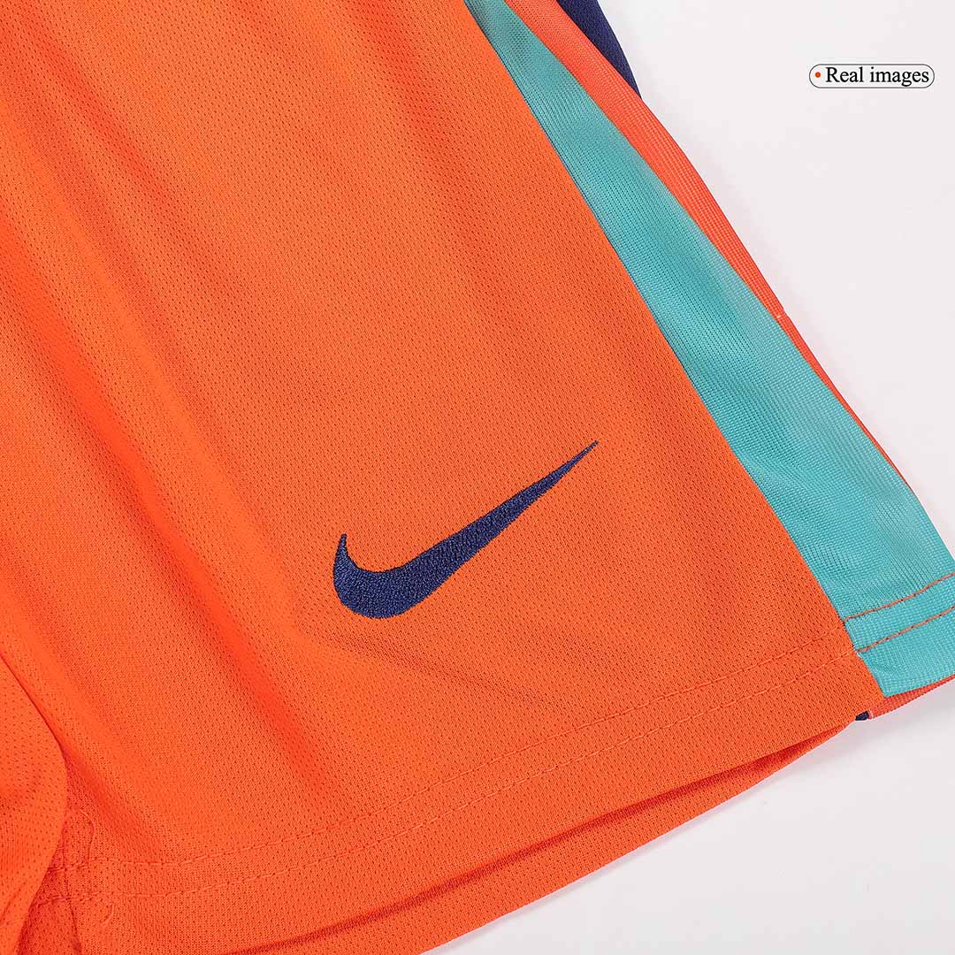 Kits de fútbol para niños: camiseta local de Holanda (camiseta, pantalones cortos y calcetines) para la Eurocopa 2024