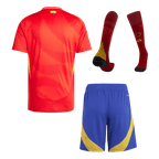 Kits de fútbol: Camiseta de fútbol local de España (camiseta, pantalones cortos y calcetines) para la Eurocopa 2024