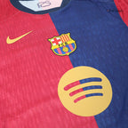 Camiseta de fútbol Raphinha #11, camiseta local del Barcelona 2024/25, roja y azul - UCL (logotipo de Spotify sin texto)