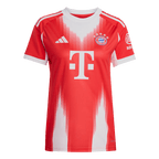 Camiseta de fútbol local del Bayern Múnich para mujer 2025/26, roja