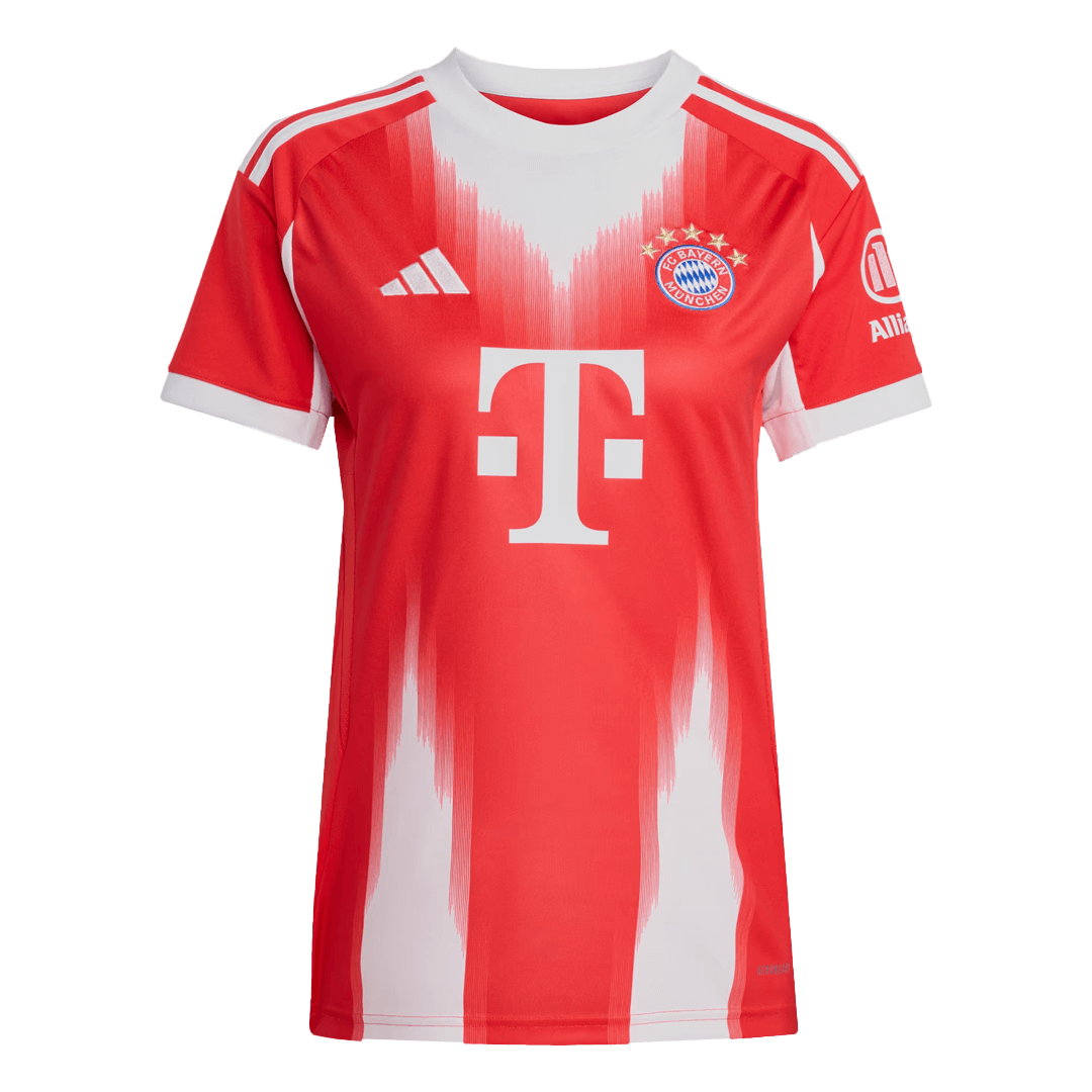 Camiseta de fútbol local del Bayern Múnich para mujer 2025/26, roja
