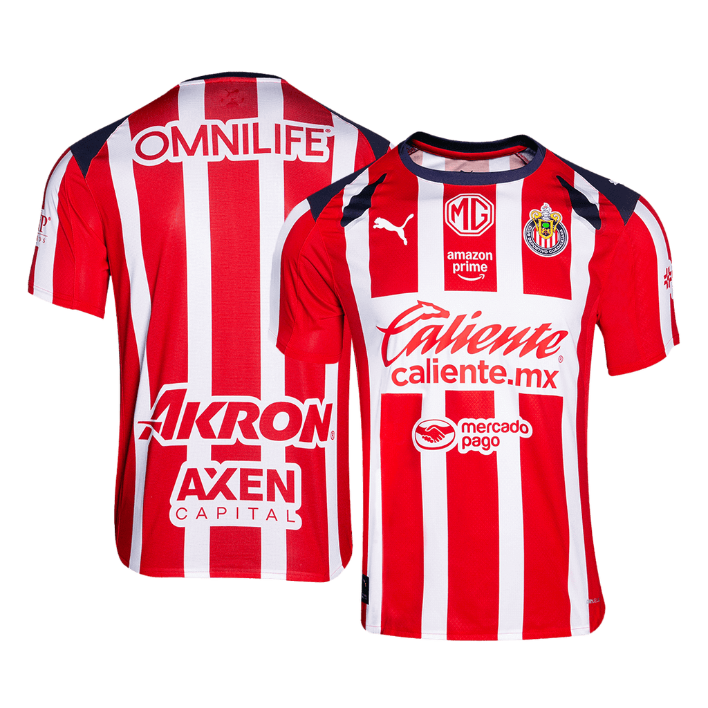 Soccer Kits Chivas Home Soccer Jersey 2025/26 Red&White