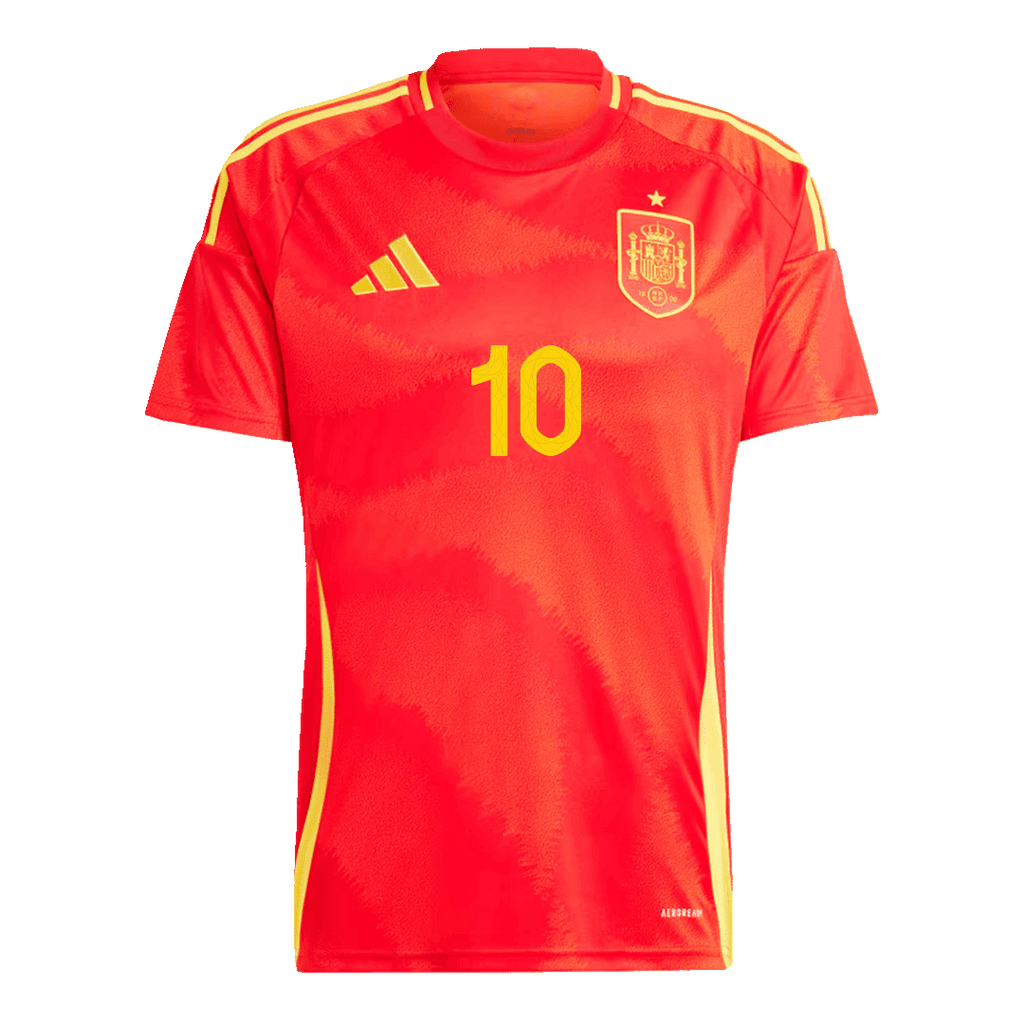 Kits de fútbol LAMINE YAMAL #10 España Camiseta de fútbol local Eurocopa 2024