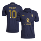 Soccer Kits Authentic YILDIZ #10 Juventus Third Away Soccer Jersey 2024/25 - Save The Children Sponsor