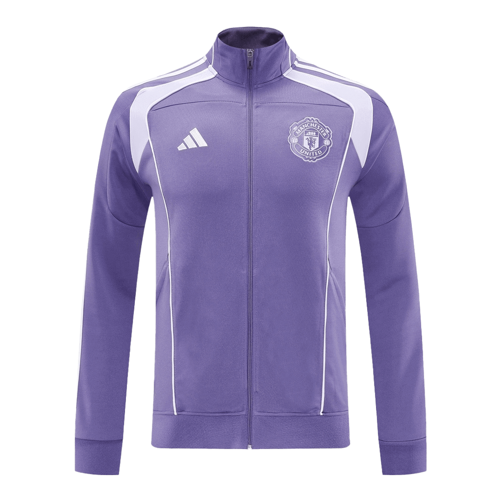 Soccer Kits 25/26 Manchester United Training Jacket Kit(Jacket+Pants) Purple