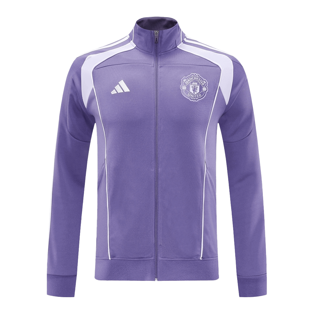 Soccer Kits 25/26 Manchester United Training Jacket Kit(Jacket+Pants) Purple