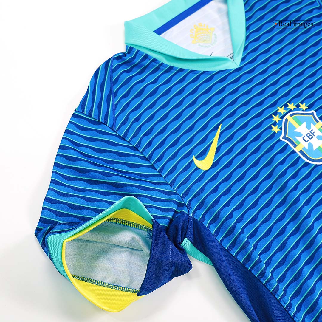 Soccer Kits Brazil Away Soccer Jersey Copa America 2024