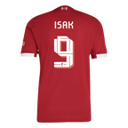 Maillot de football ISAK #9 authentique Liverpool Domicile 25/26 Rouge - UCL