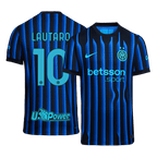 Soccer Kits Authentic LAUTARO #10 Inter Milan Home Soccer Jersey 2025/26 Blue&Black