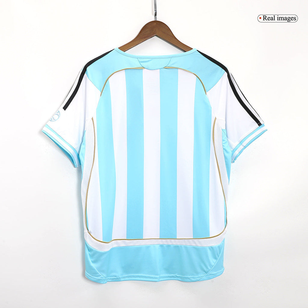 Kits de fútbol Retro 2006 Argentina Camiseta de fútbol local
