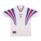 Camiseta de fútbol retro de visitante de Francia 1996