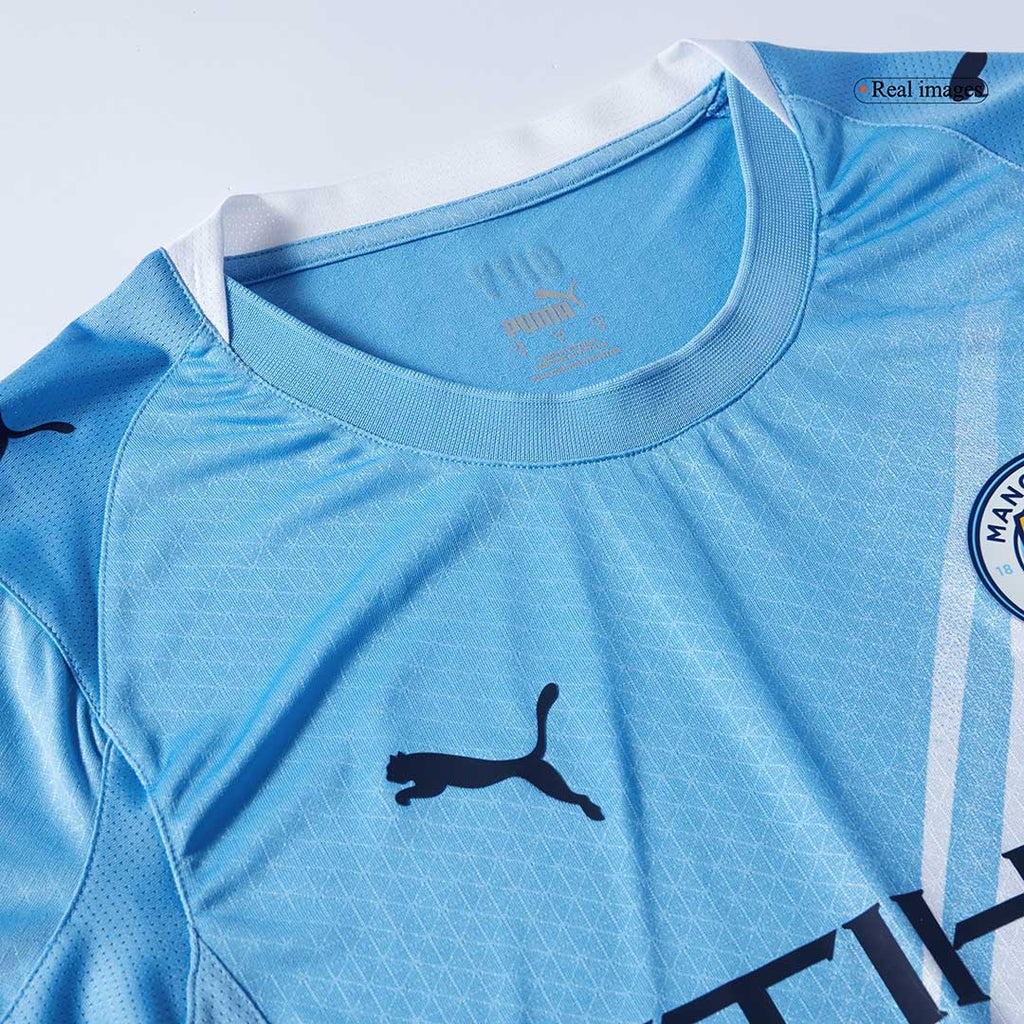Soccer Kits Authentic HAALAND #9 Manchester City Home Soccer Jersey 2025/26 Blue - Club World Cup