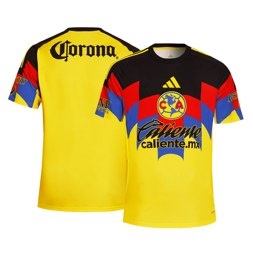 Soccer Kits Club America Home Soccer Jersey 2025/26 Yellow