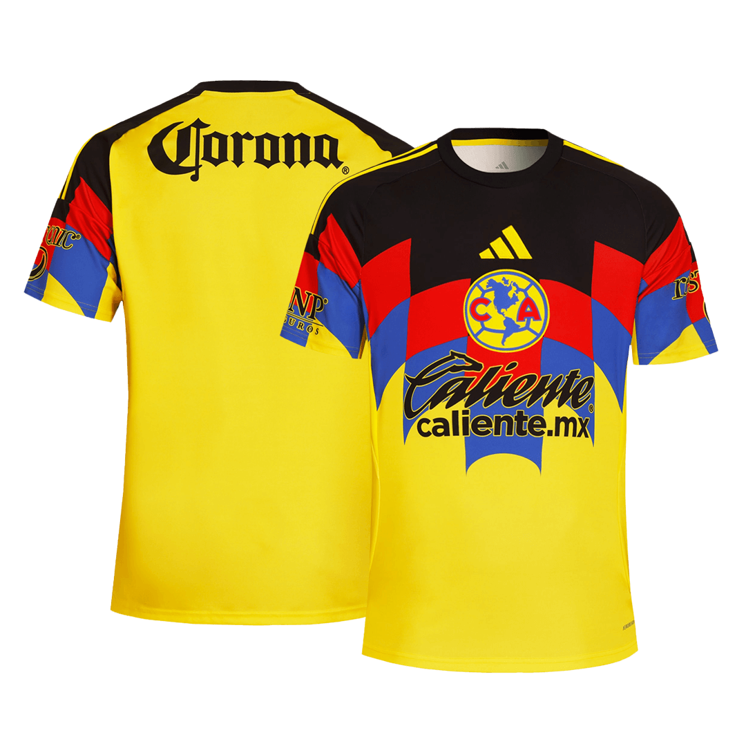Soccer Kits Club America Home Soccer Jersey 2025/26 Yellow