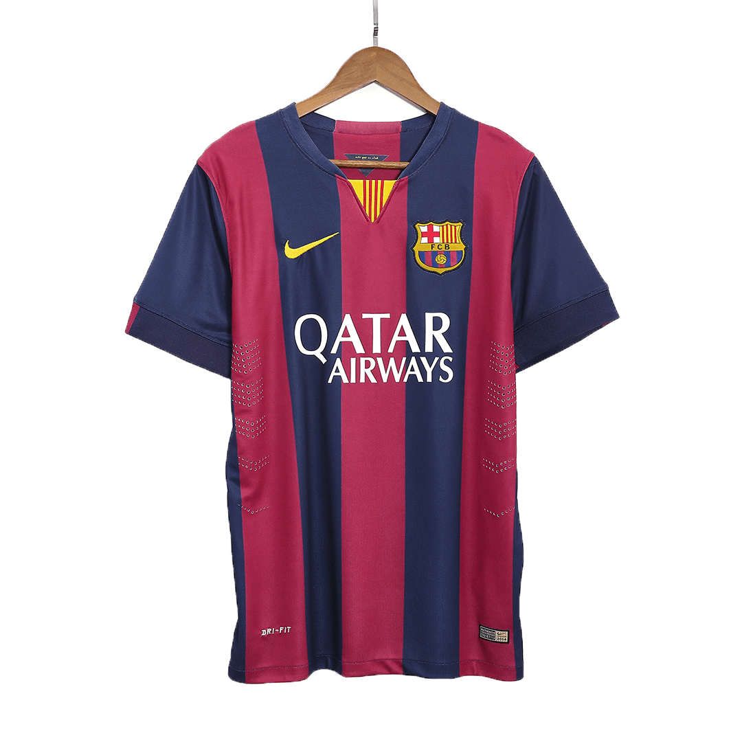 Kits de fútbol Retro SUÁREZ #9 2014/15 Camiseta de fútbol local de Barcelona