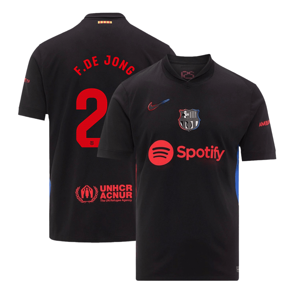 Maillot de football F.DE JONG #21 Barcelone Extérieur 2024/25