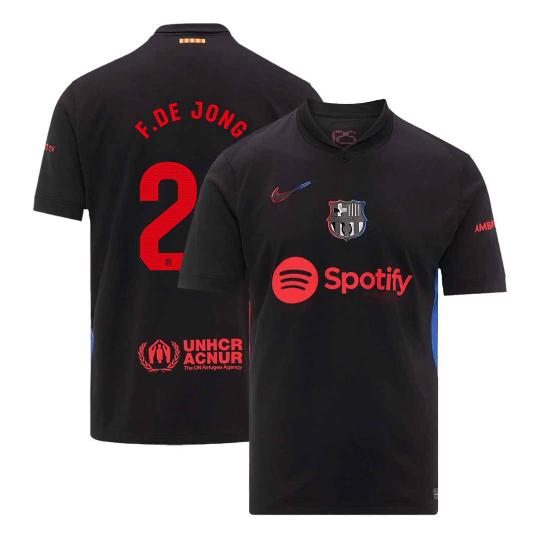 Maillot de football F.DE JONG #21 Barcelone Extérieur 2024/25