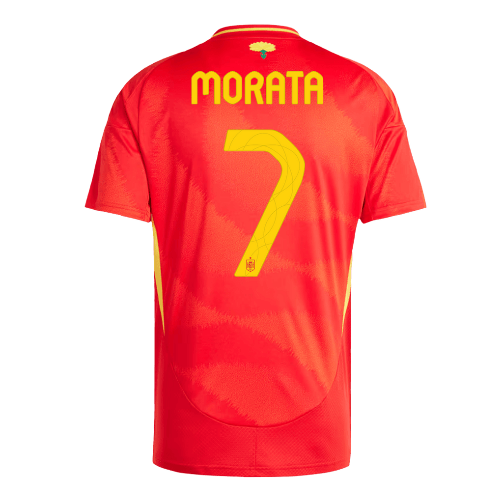 Maillot de football MORATA #7 Espagne Domicile Euro 2024