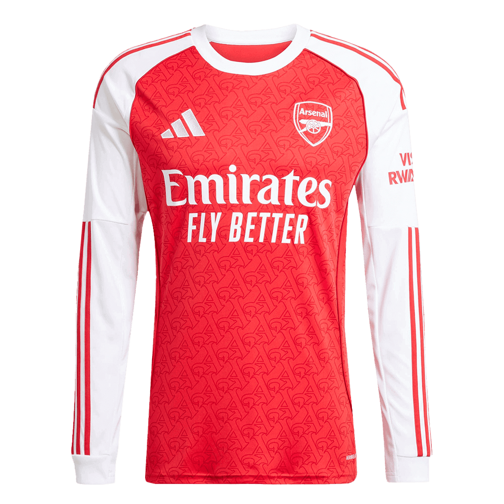 Soccer Kits Arsenal Home Long Sleeve Soccer Jersey 2025/26 Red