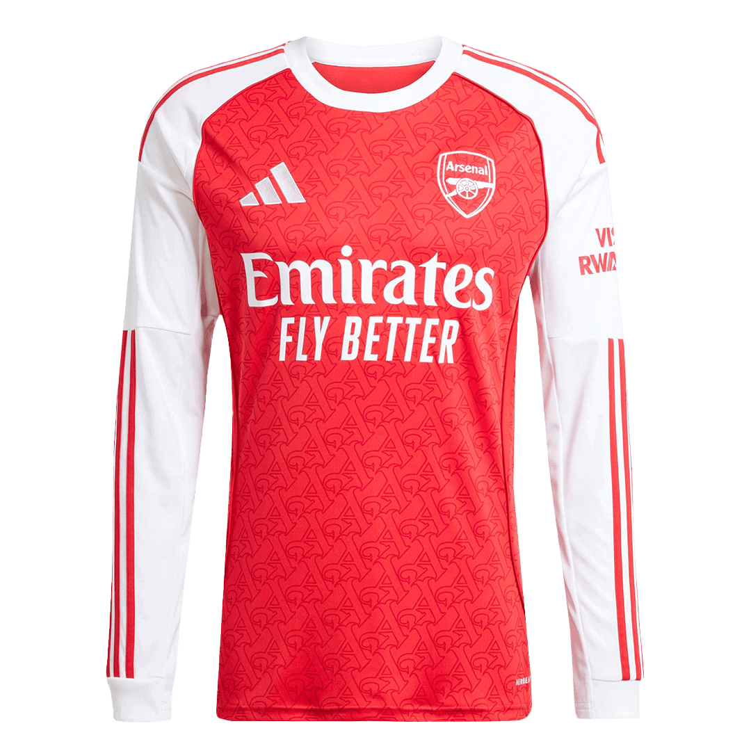 Soccer Kits Arsenal Home Long Sleeve Soccer Jersey 2025/26 Red