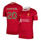 Soccer Kits Authentic CHAMPIONS #20  Liverpool Home Soccer Jersey 2024/25 Red