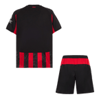 Soccer Kits AC Milan Home Soccer Jersey Kit(Jersey+Shorts) 2025/26 Red&Black