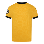 Camiseta de fútbol local de los Wolves 2025/26 amarilla
