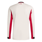 Soccer Kits 25/26 Livepool Away Long Sleeve Jesey White