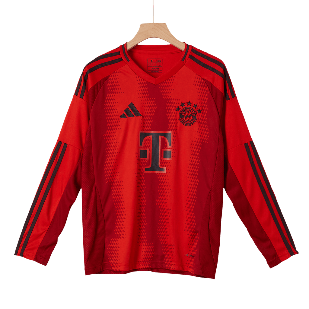 Soccer Kits Bayern Munich Home Long Sleeve Soccer Jersey 2024/25