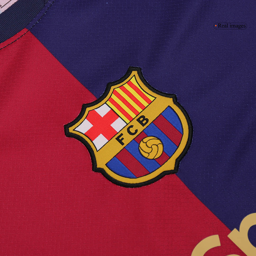 Soccer Kits Barcelona Home Football Shirt 2024/25 - Spotify Logo Without Text