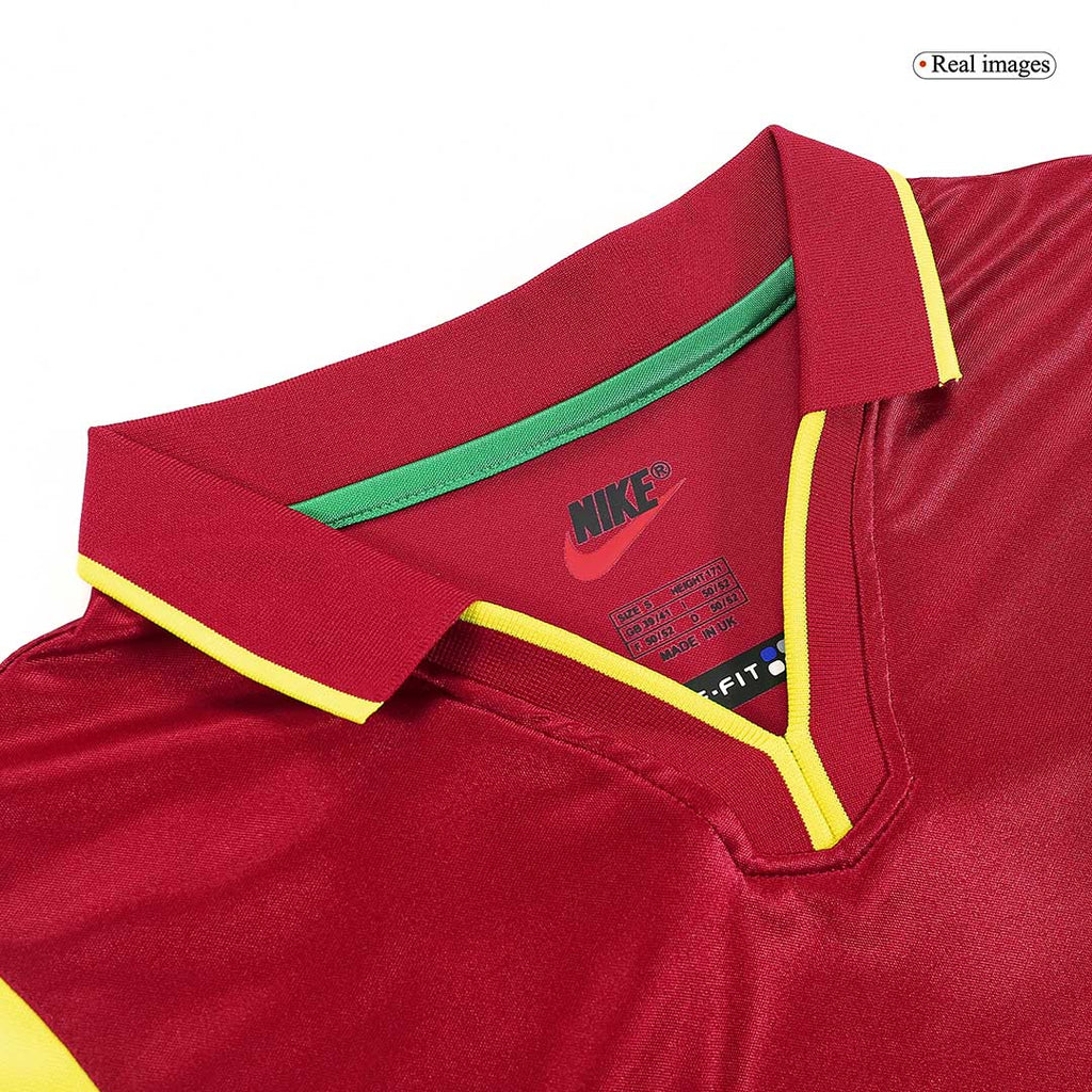 Camiseta de fútbol retro de Portugal de 1999
