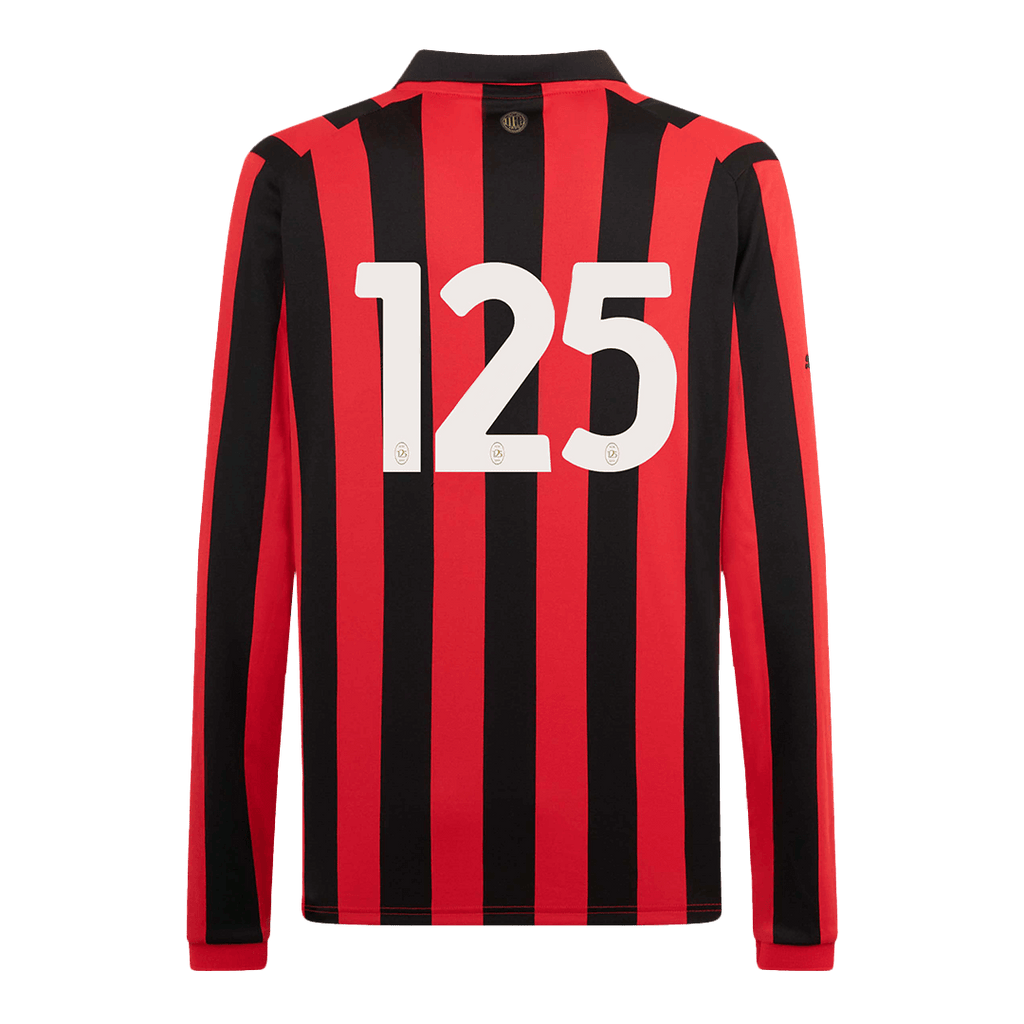 Soccer Kits #125 AC Milan 125th Anniversary Long Sleeve Soccer Jersey 2024/25