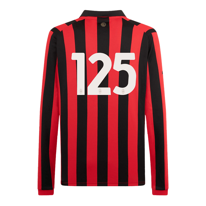 Soccer Kits #125 AC Milan 125th Anniversary Long Sleeve Soccer Jersey 2024/25