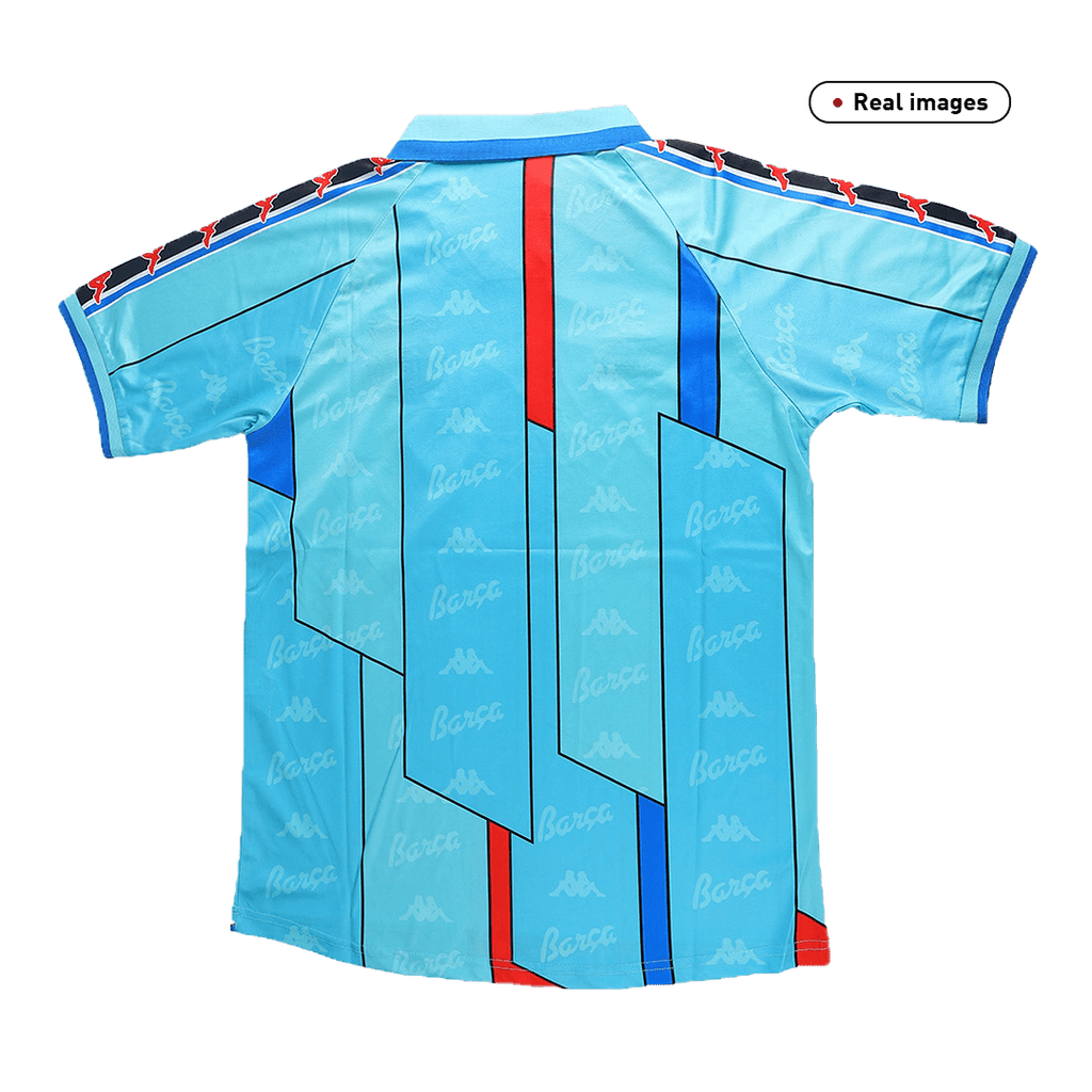 Camiseta de fútbol retro de visitante del Barcelona 1996/97