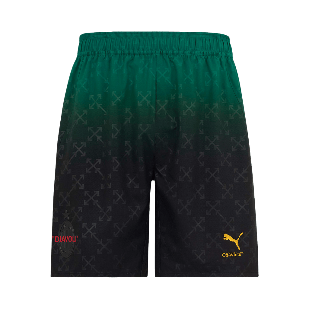 Soccer Kits AC Milan Fourth Away Soccer Jersey Kit(Jersey+Shorts) 2024/25 Green&Black