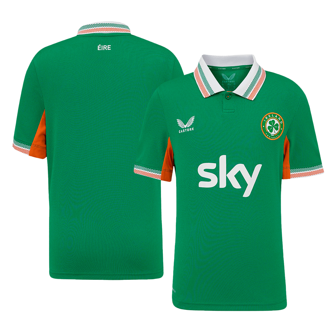 Maillot de football Irlande domicile homme 2025 vert - Équipe féminine