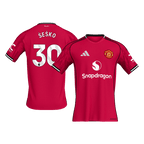 Kits de fútbol ŠEŠKO #30 Manchester United Home Soccer Jersey 2025/26 Rojo