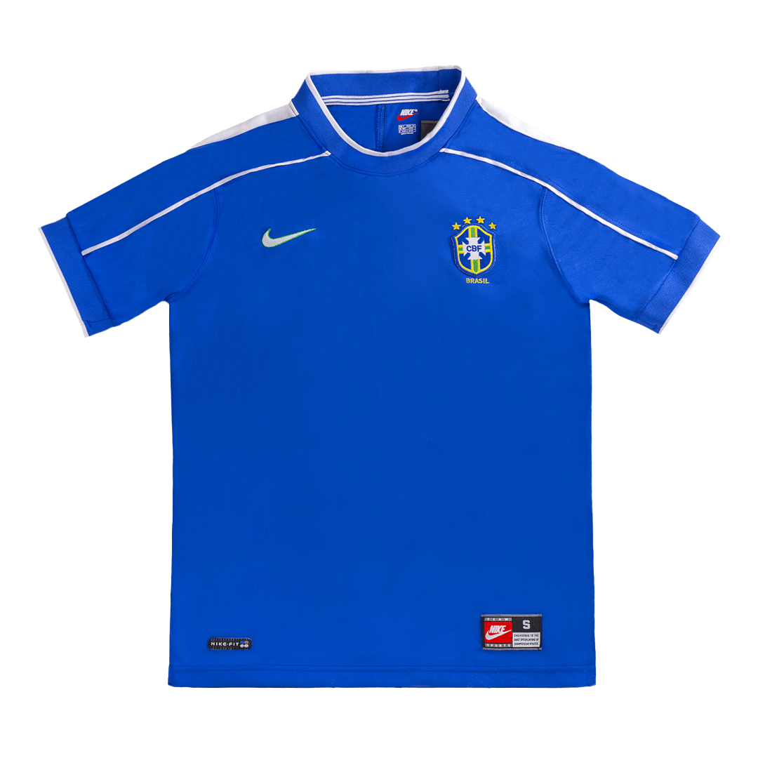Maillot de football rétro extérieur du Brésil 1998