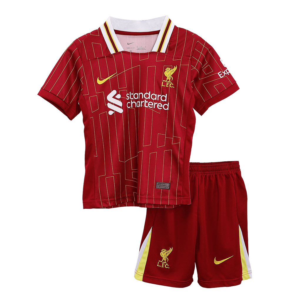 Maillots de football Liverpool Domicile Enfant 2024/25 (Maillot + Short)